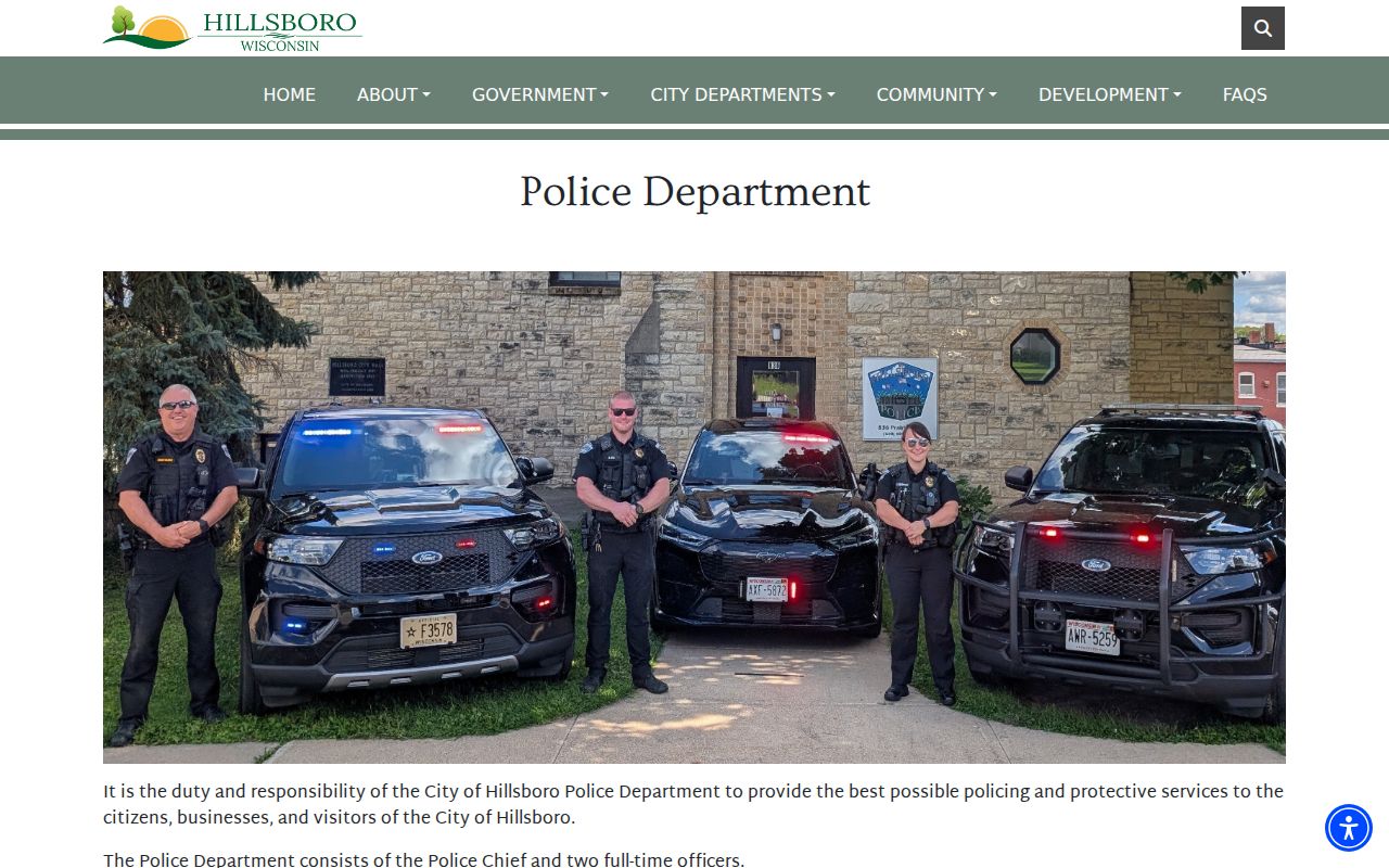 Hillsboro criminal history and police records in Vernon County