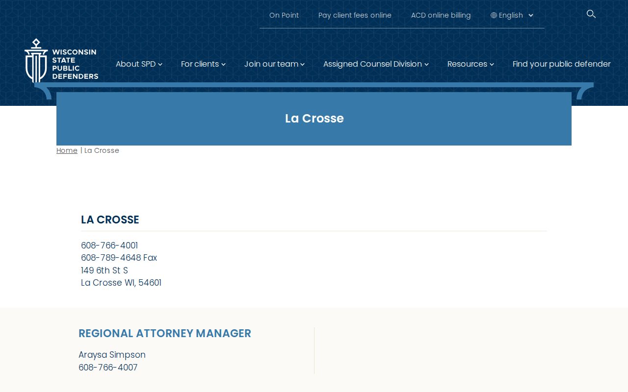 Vernon County criminal court case public defender office