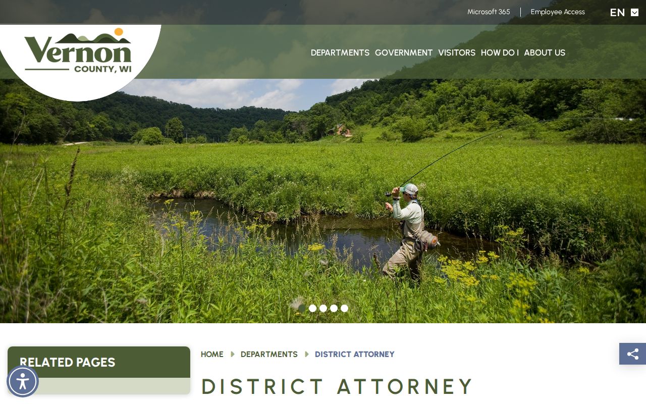 Vernon County criminal court case district attorney office page