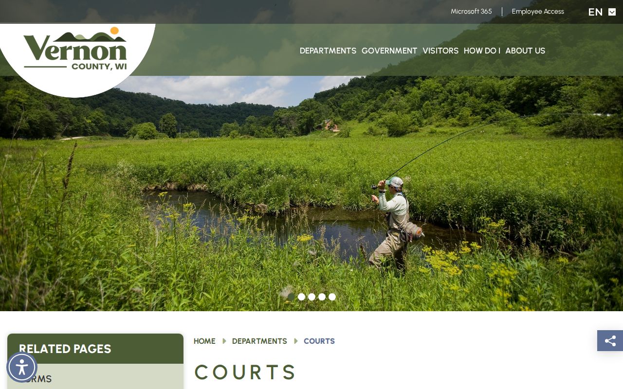 Vernon County criminal court record and custody case route